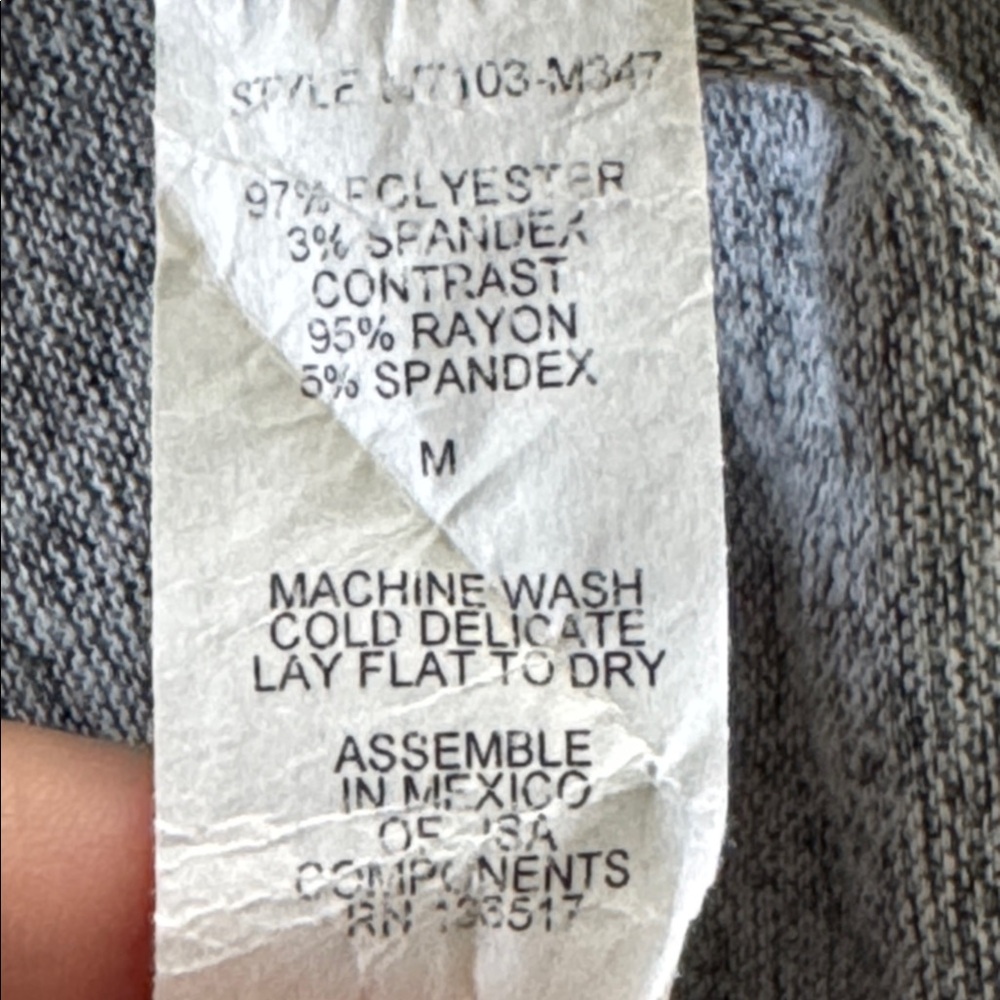 Loveappella Heather Gray Hoodie with Pink Trim - Picture 6 of 7